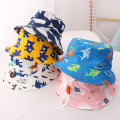 36 Colors Catoon Wholesale Summer Autumn Children's Bucket Digital Printing Basin Cap Baby Kid Sun Hat For 1-3 Years Age